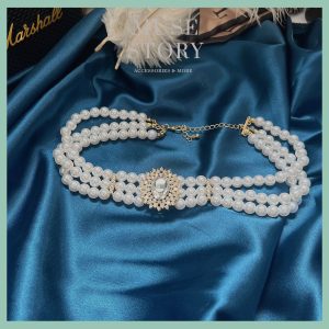 Choker mặt đá sang trọng cực kỳ, phù hợp cho những buổi tiệc