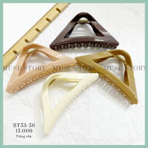 Kẹp tóc dáng tam giác lạ mắt, độ mở to, các bạn tóc nhiều, dày có thể kẹ vô tư BT53-56