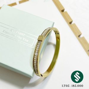 Lắc tay đính đá Chanel, đá sáng full vòng khiến bạn trở nên vô cùng nổi bật LT05