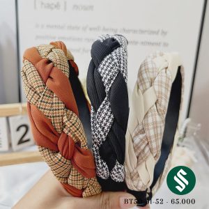 Băng đô vải xoắn dễ thương nhiều màu sắc cho bạn lựa chọn. Hoat tiết nhã nhặn, xoắn vải phồng nhẹ Bd50-Bd51-Bd52