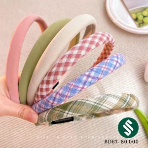 Set bao gồm 6 băng đô màu pastel ngọt ngào cho nàng thêm yêu kiều