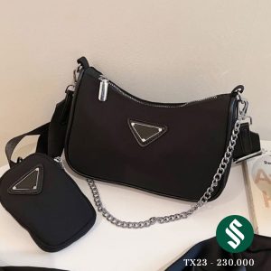 Túi đeo chéo ngang hông trendy dáng thuyền năm nào cũng hot