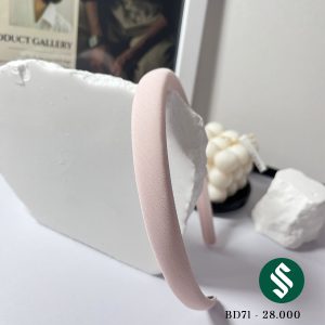 Băng đô màu pastel nhẹ nhàng tinh tế - màu hồn