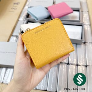 Ví CnK mini nhỏ gọn dễ thương màu vàng