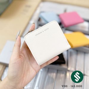 Ví CnK mini nhỏ gọn dễ thương màu trắng