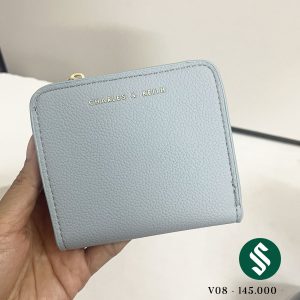 Ví CnK mini nhỏ gọn dễ thương màu xanh