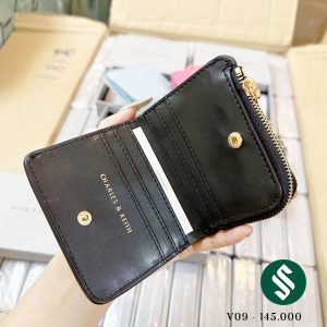 Ví CnK mini nhỏ gọn dễ thương màu đen