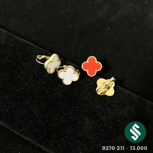 Khuyên tai cỏ 4 lá