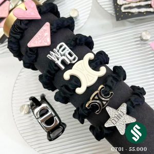 Set 06 buộc tóc và 01 kẹp càng cua