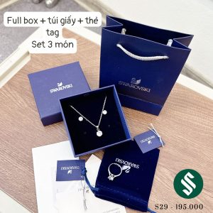 Set trang sức bạc thiên nga SWA đá sáng lấp lánh