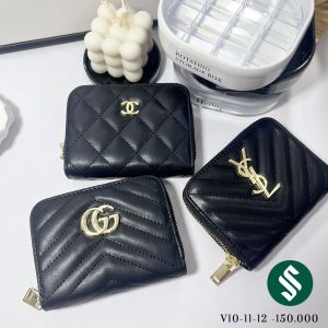 Ví da thương hiệu đủ mẫu chanel, gucci và ysl
