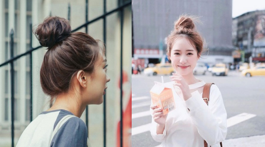 Kiểu búi phồng củ tỏi