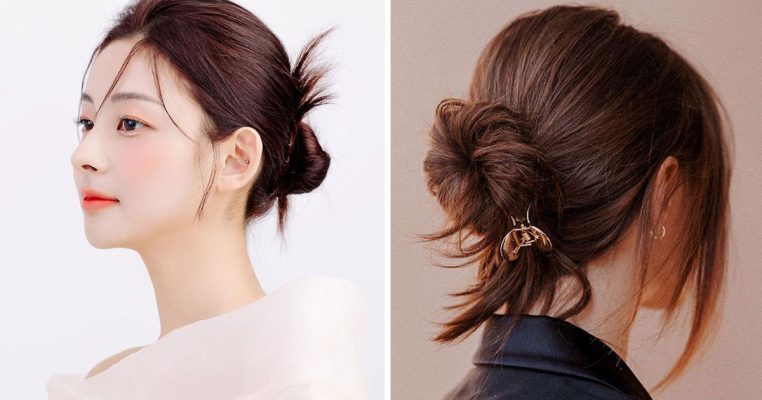 Cách búi tóc đơn giản giúp bạn hack tuổi