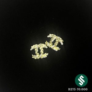 huyên Chanel vàng đuôi công lấp lánh