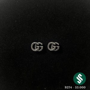 Khuyên GG đen bạc dùng hàng ngày rất xinh