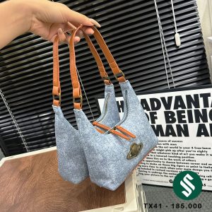 Túi kẹp nách khóa đồng trendy