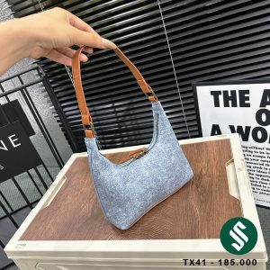 Túi kẹp nách khóa đồng mạt sau túi