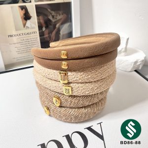 Băng đô nâu thanh lịch tag đồng