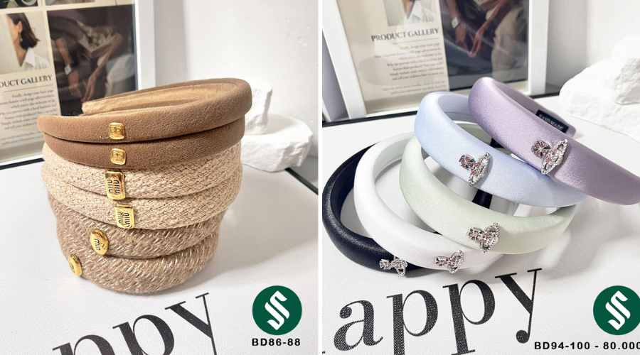 băng đô cài tóc, bờm cài tóc là món phụ kiện đáng yêu hữu ích