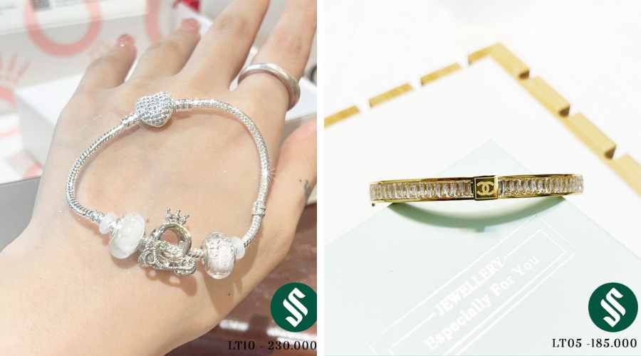 lắc tay cho cô nàng cá tính phong cách